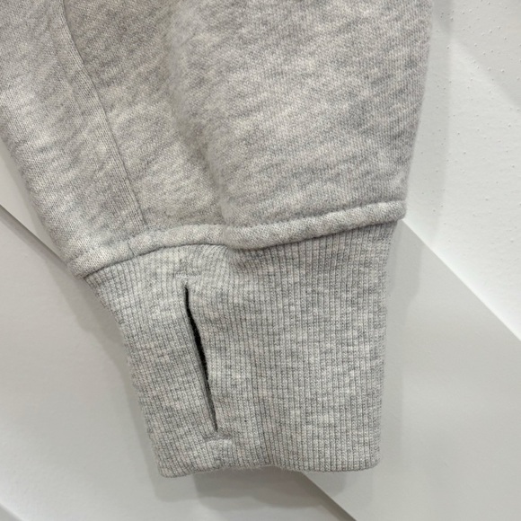 Lululemon Scuba Oversized Half Zip Hoodie In Heathered Gray Size M/L - Picture 5 of 7